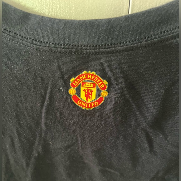 Manchester United Nike Red Devils Black Red Graphic Short Sleeve T-shirt Men’s S - Picture 6 of 8
